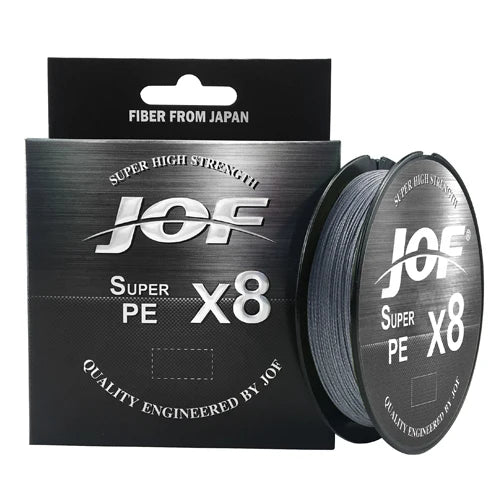 JOF X8 PE Braided Fishing Line Pesca Carp Multifilament Fly Wire Japanese Saltwater 150M 300M 500M 15LB-100LB