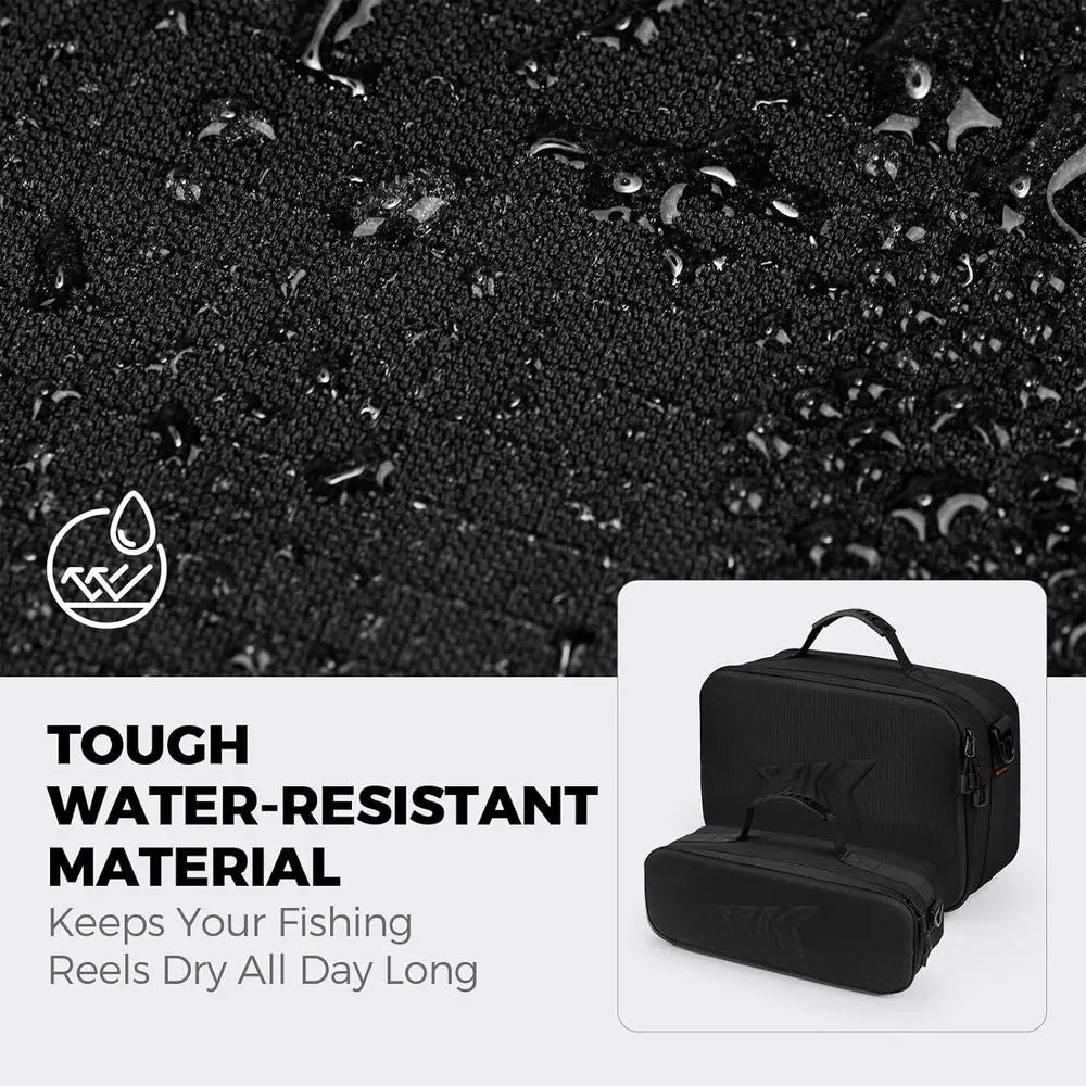 Medium & Large Fishing Case with Customizable Storage, Shockproof Dividers, Rigid Loadmaster Frame, Durable and Waterproof Prote