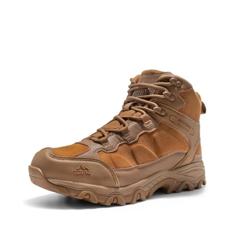 NORTIV 8 Men's Waterproof Hiking Boots Outdoor Mid Trekking Lightweight Mountaineering Shoes Paladin