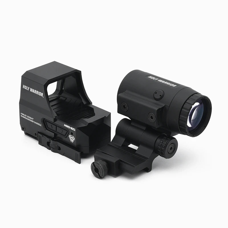 Holy Warrior HWO 3X Magnifier with Flip Mount TX 3X Scope for Hunting