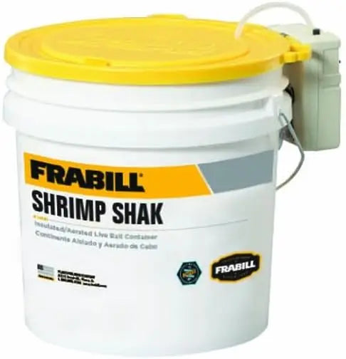8-Quart Portable Bait Bucket with Aerator for Fishing