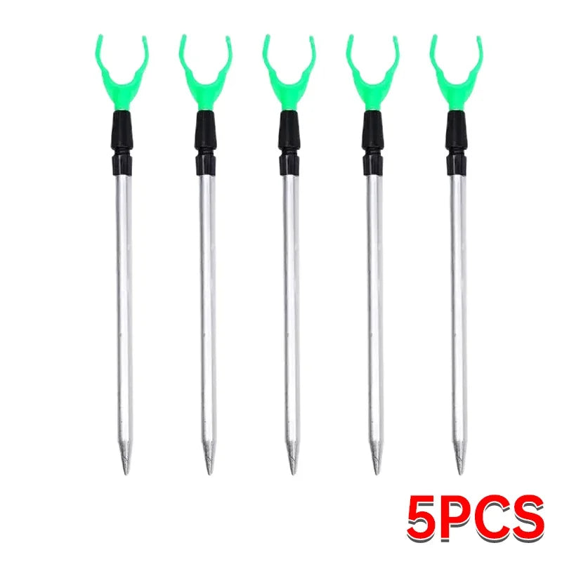 1-5PCS Retractable Fishing Rod Stand, Ground Fishing Rod Stand, Surf Catfish Rod Stand, Suitable for Bank Ground Sand
