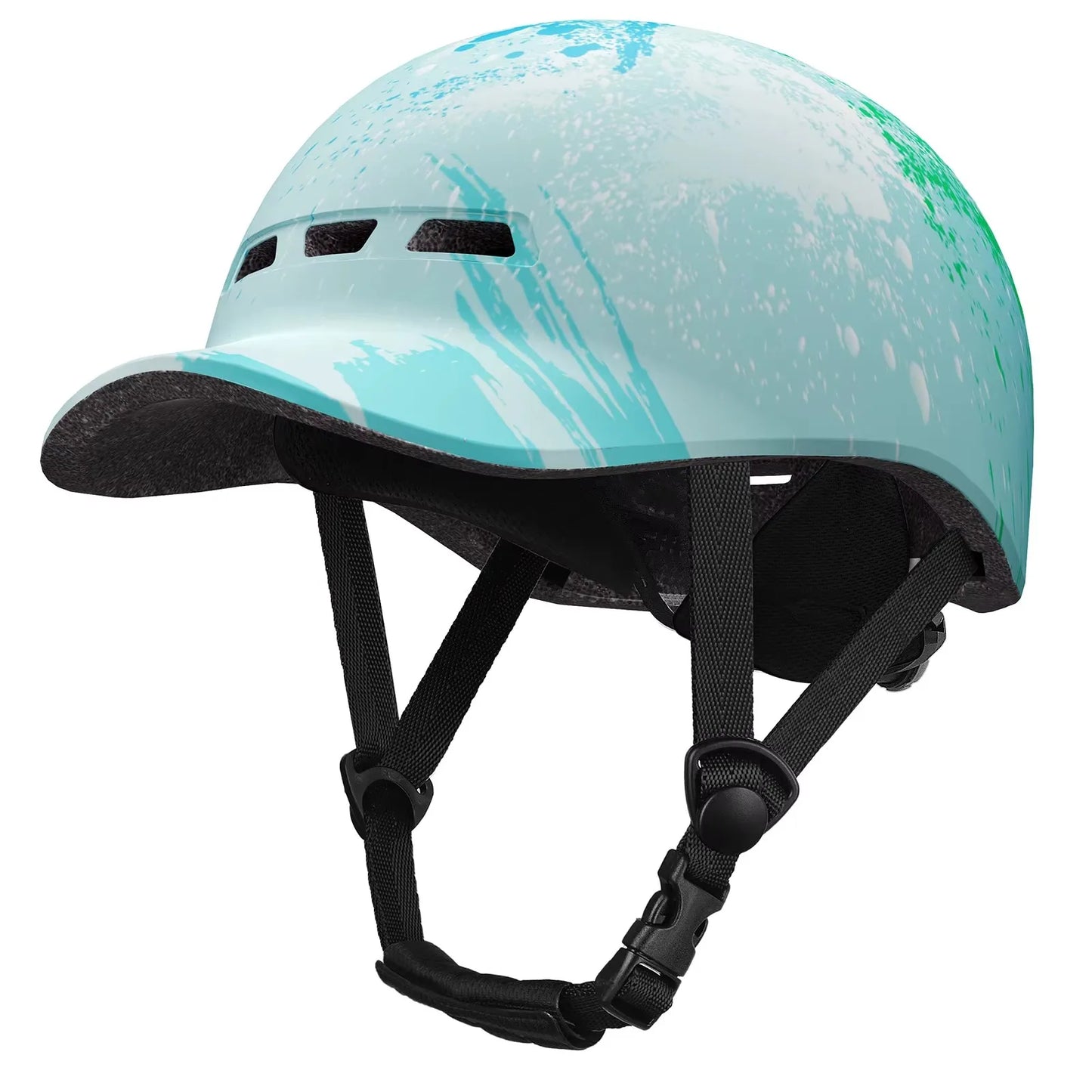 Bike Helmet, Motorcycle Helmet Man, Mountain Bikes - Men Women Adult Baseball Cap Style Lightweight Adjustable Cycling Helmet for Road Biking, Urban Commuter, Mountain Trails, Also Suitable for Motorcycle Riding (CPSC Certifi