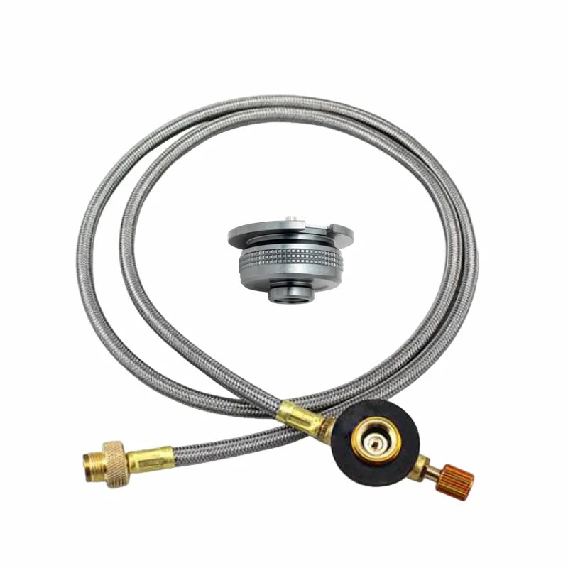 Pandatour Outdoor Camping Stove Butane Gas Adapter Split Stove Converter Connection Hose Outdoor Cooking Equipment Accessories