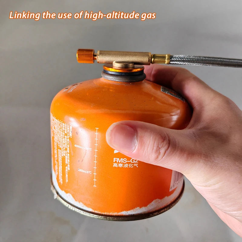 Pandatour Outdoor Camping Stove Butane Gas Adapter Split Stove Converter Connection Hose Outdoor Cooking Equipment Accessories