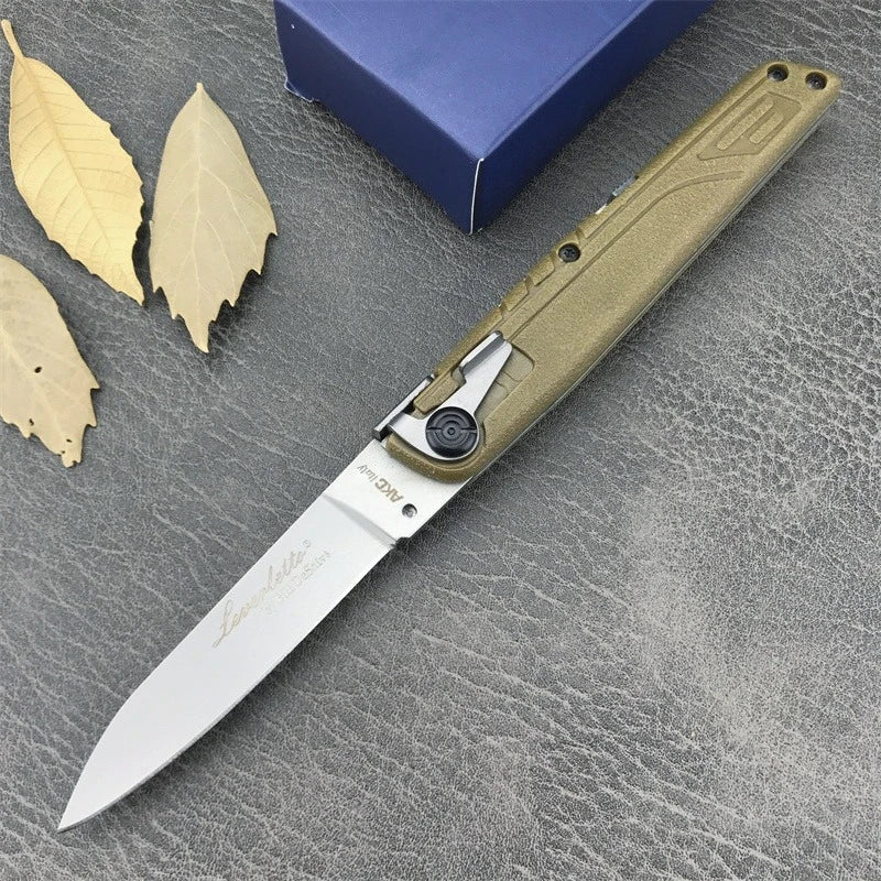 Multi-functional Folding Knife Made with Durable 440C Steel Outdoor Camping Hiking EDC Adventure Survival Tool Fishing Knife