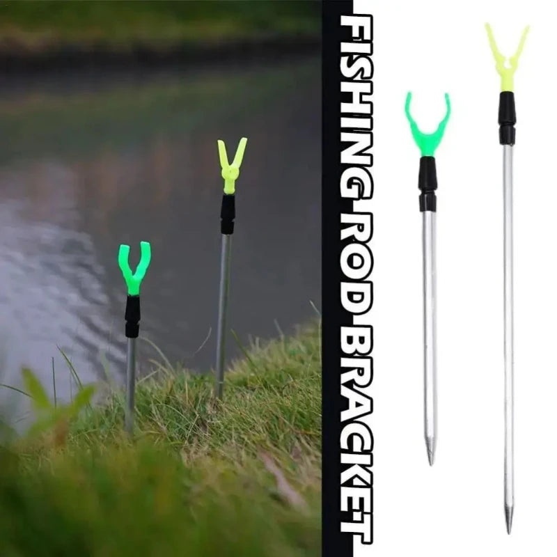 1-5PCS Retractable Fishing Rod Stand, Ground Fishing Rod Stand, Surf Catfish Rod Stand, Suitable for Bank Ground Sand