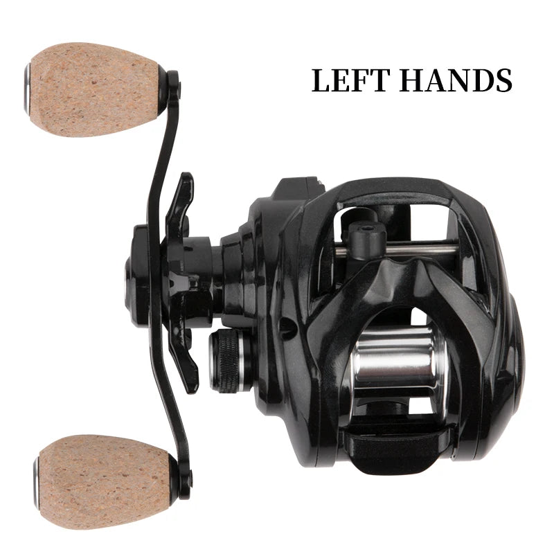 BILLINGS Baitcasting Fishing Reel 8KG Max Drag 7.3:1 High Speed Gear Ratio Magnetic Brake System Smooth Casting Freshwater Saltwater Bait Caster Reel