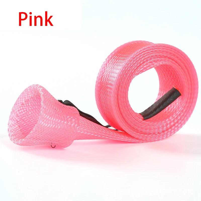 Fishing Rod Cover Spinning Rod Sleeve Cover Fishing Pole Sock Pole Glove Casting Ice Net Tube Cover Fishing Rod Protective
