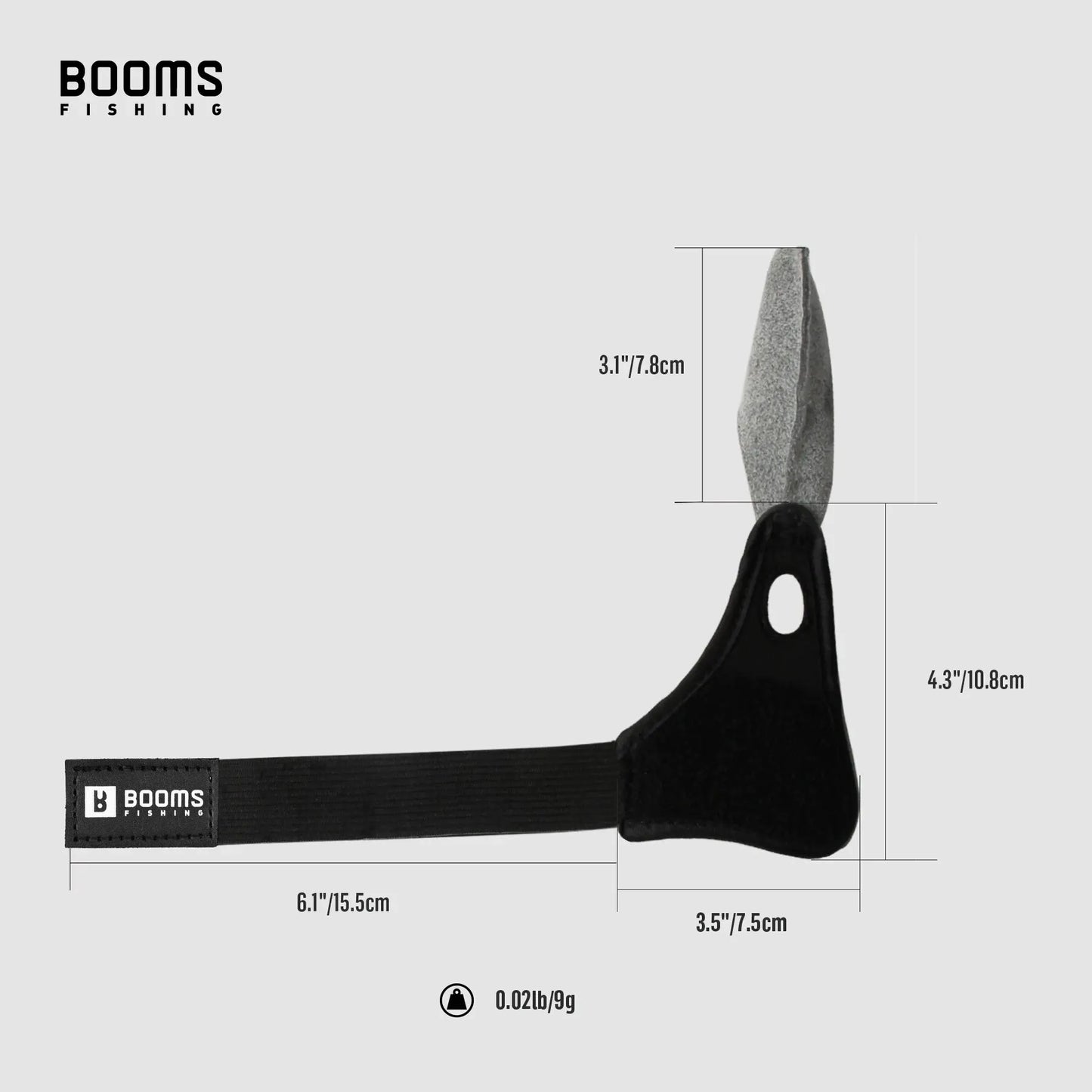 Booms Fishing FG1 Single Finger Protector Fly Fishing Gloves Non-Slip Breathable, Surf Casting Glove Fishing Tools Accessories