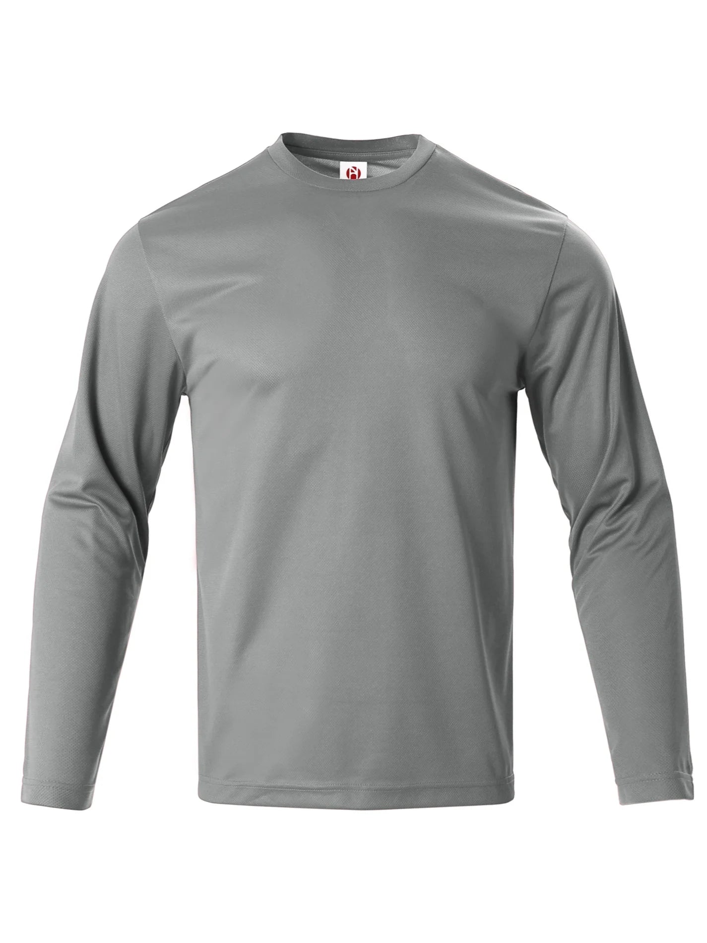Mens Long Sleeve Shirts UPF 50+ Sun Protection Casual Quick Dry Crew Neck Work Shirts Athletic Cycling Hiking Workout T-Shirts
