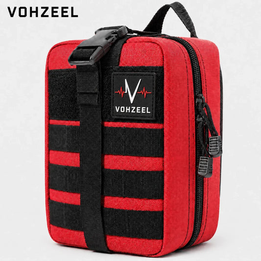 VOHZEEL 397Pcs Emergency First Aid Kit Tourniquet Trauma Kit Medical Bag Outdoor