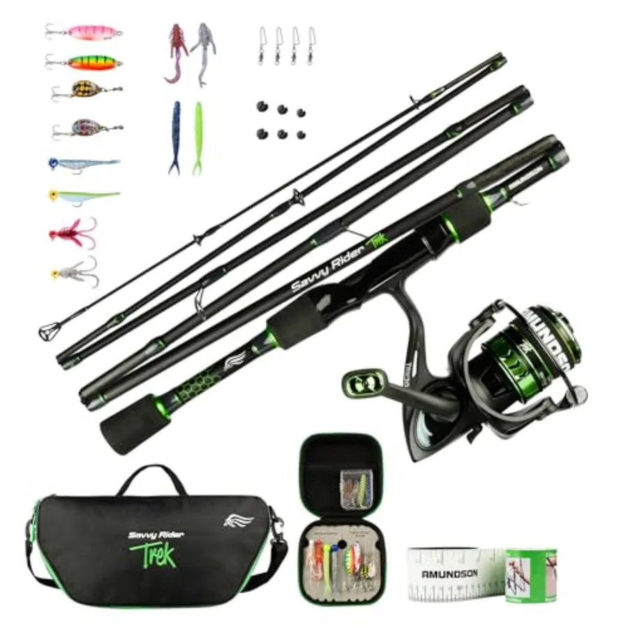 Amundson Savvy Rider Trek All-in-One Fishing Combo