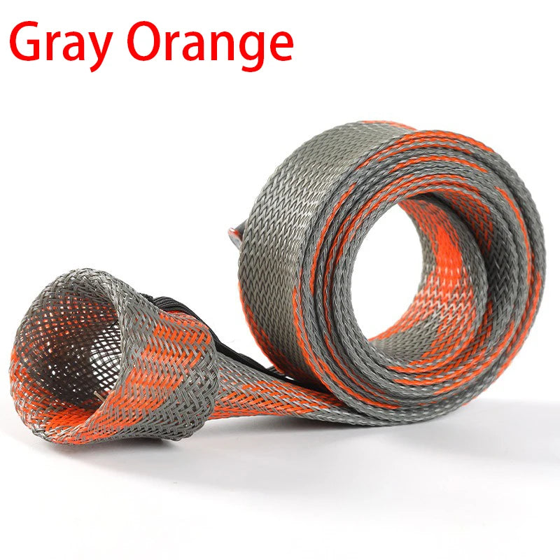 Fishing Rod Cover Spinning Rod Sleeve Cover Fishing Pole Sock Pole Glove Casting Ice Net Tube Cover Fishing Rod Protective