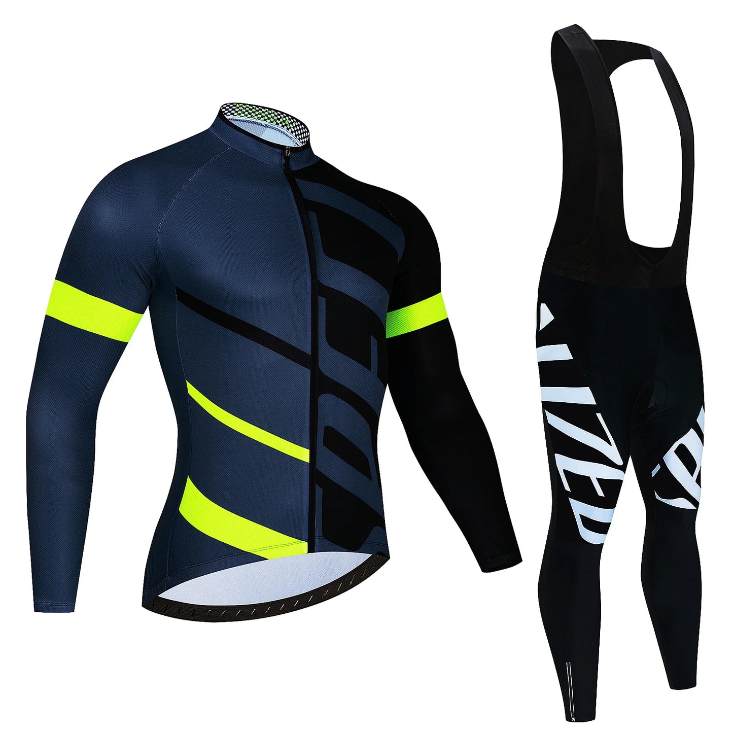 New Team Autumn Cycling Jersey Set Ropa Ciclismo Men Long Sleeve Bike Clothing MTB Maillot Road Bicycle Bibs Uniform