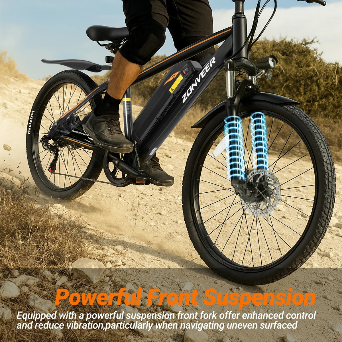 【1 Year Warranty】M26 Electric Bicycle 1000W Peak Motor 360WH Lithium Battery Electric Bike 26 Inch City E-bike UL2849