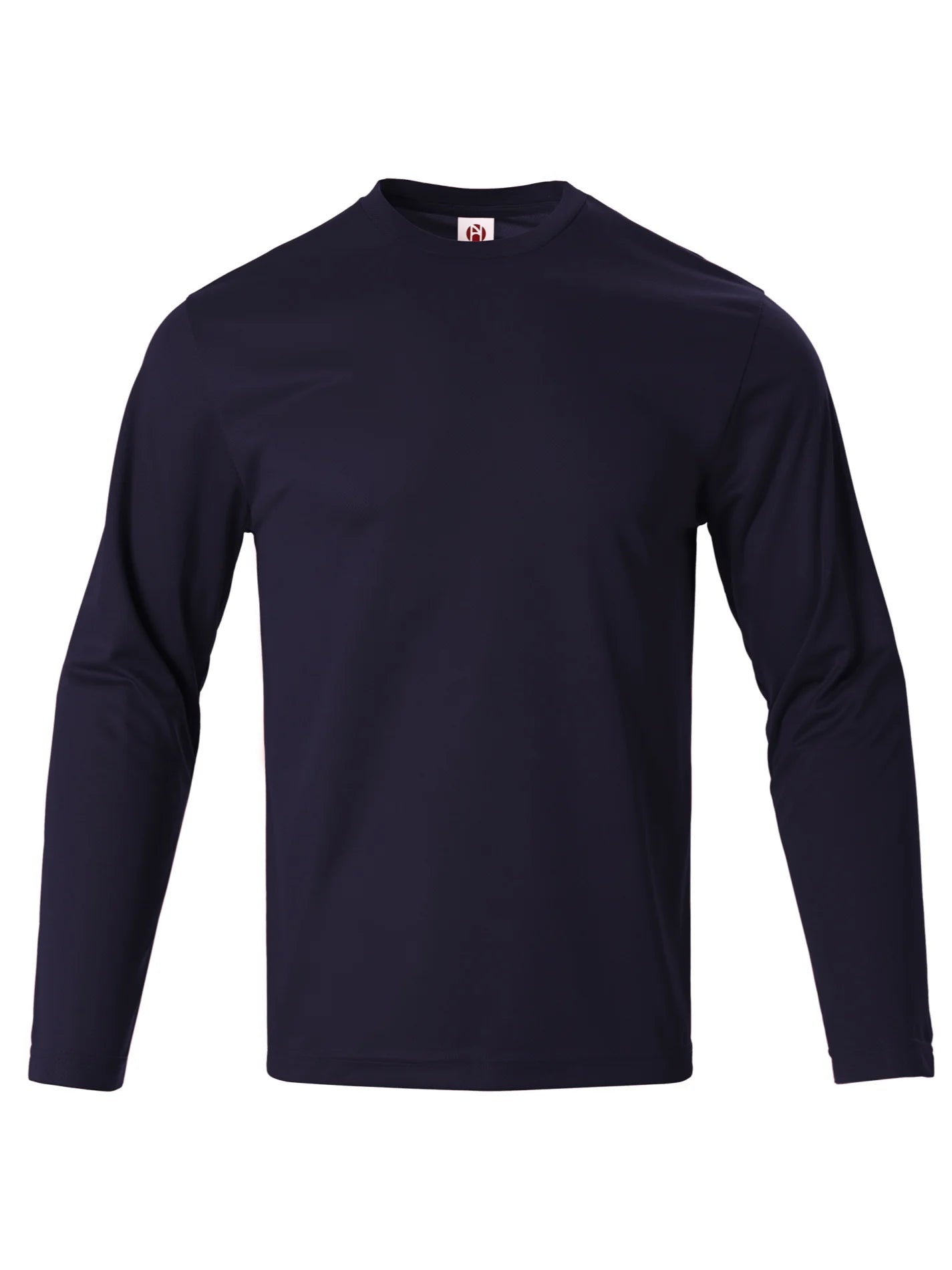 Mens Long Sleeve Shirts UPF 50+ Sun Protection Casual Quick Dry Crew Neck Work Shirts Athletic Cycling Hiking Workout T-Shirts