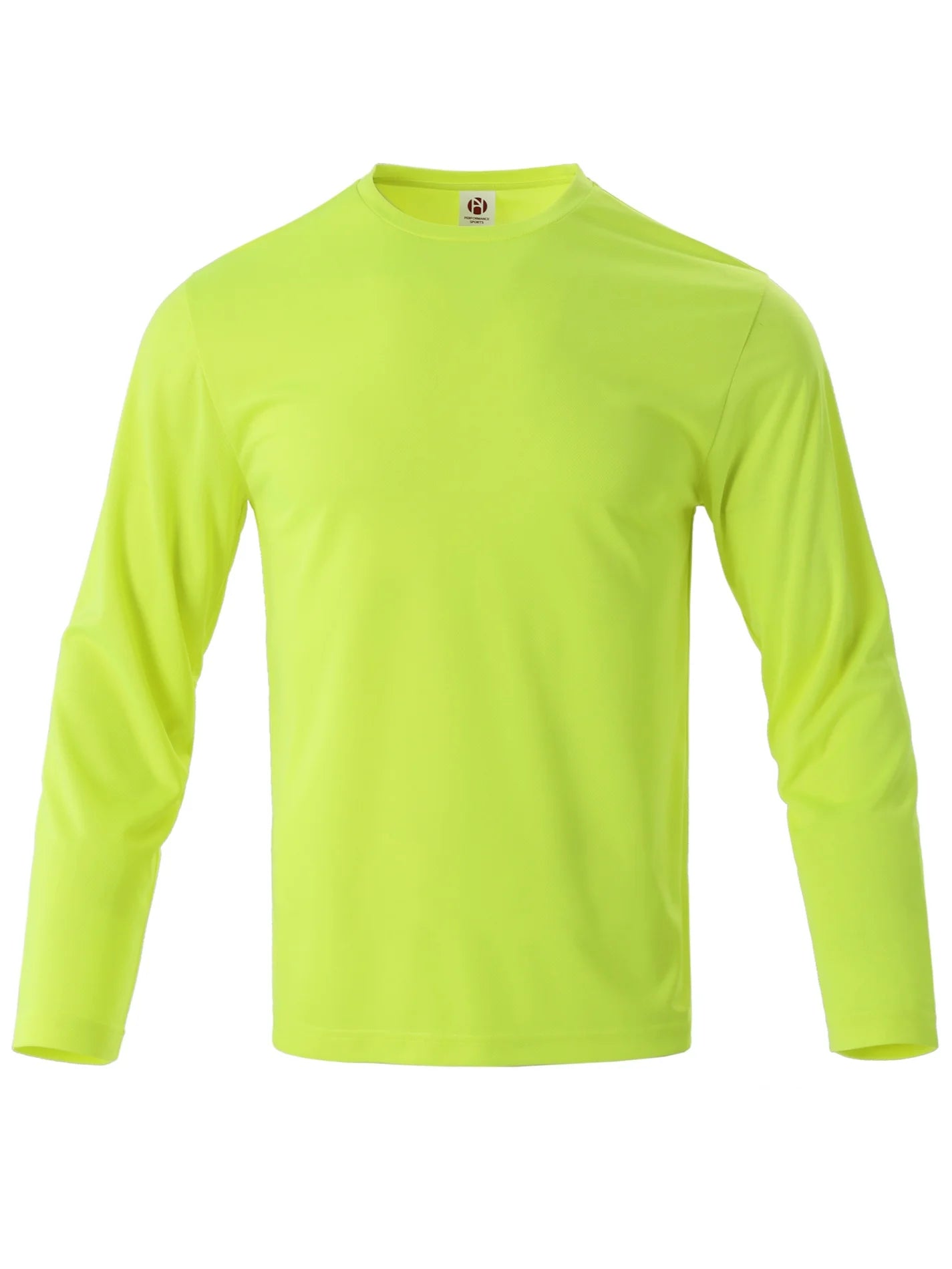 Mens Long Sleeve Shirts UPF 50+ Sun Protection Casual Quick Dry Crew Neck Work Shirts Athletic Cycling Hiking Workout T-Shirts
