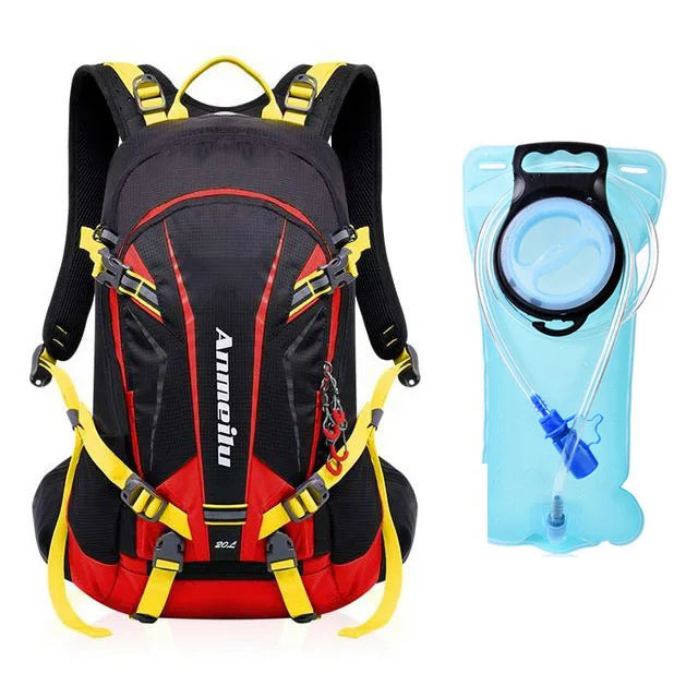 Anmeilu 20L Cycling Backpack Bicycle Shoulders Bag Large Capacity Hiking Climbing Camping MTB Bike Bag with Rain Cover