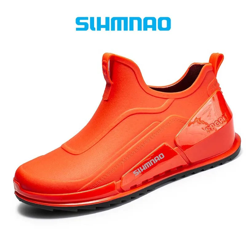2025 New Outdoor Waterproof Fishing Shoes Hunting Sports Shoes Bicycle Rubber Shoes Anti Slip Lightweight Waterproof Shoes