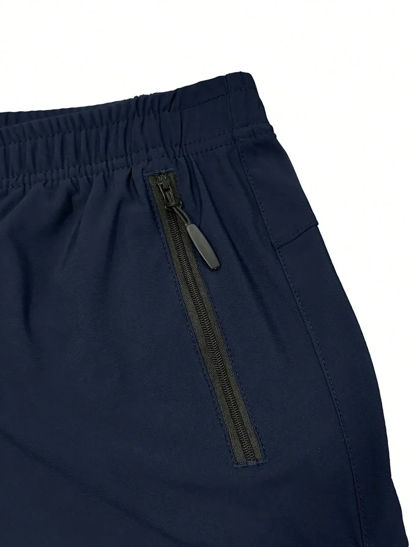 2-Pack Women's Outdoor Hiking Shorts, Quick Dry Water Resistant Athletic Shorts, Elastic Drawstring Waist, Multi Zipper Pockets, Breathable Lightweight High Stretch Black Sports Shorts For Camping, Trekking, Running, Travel &