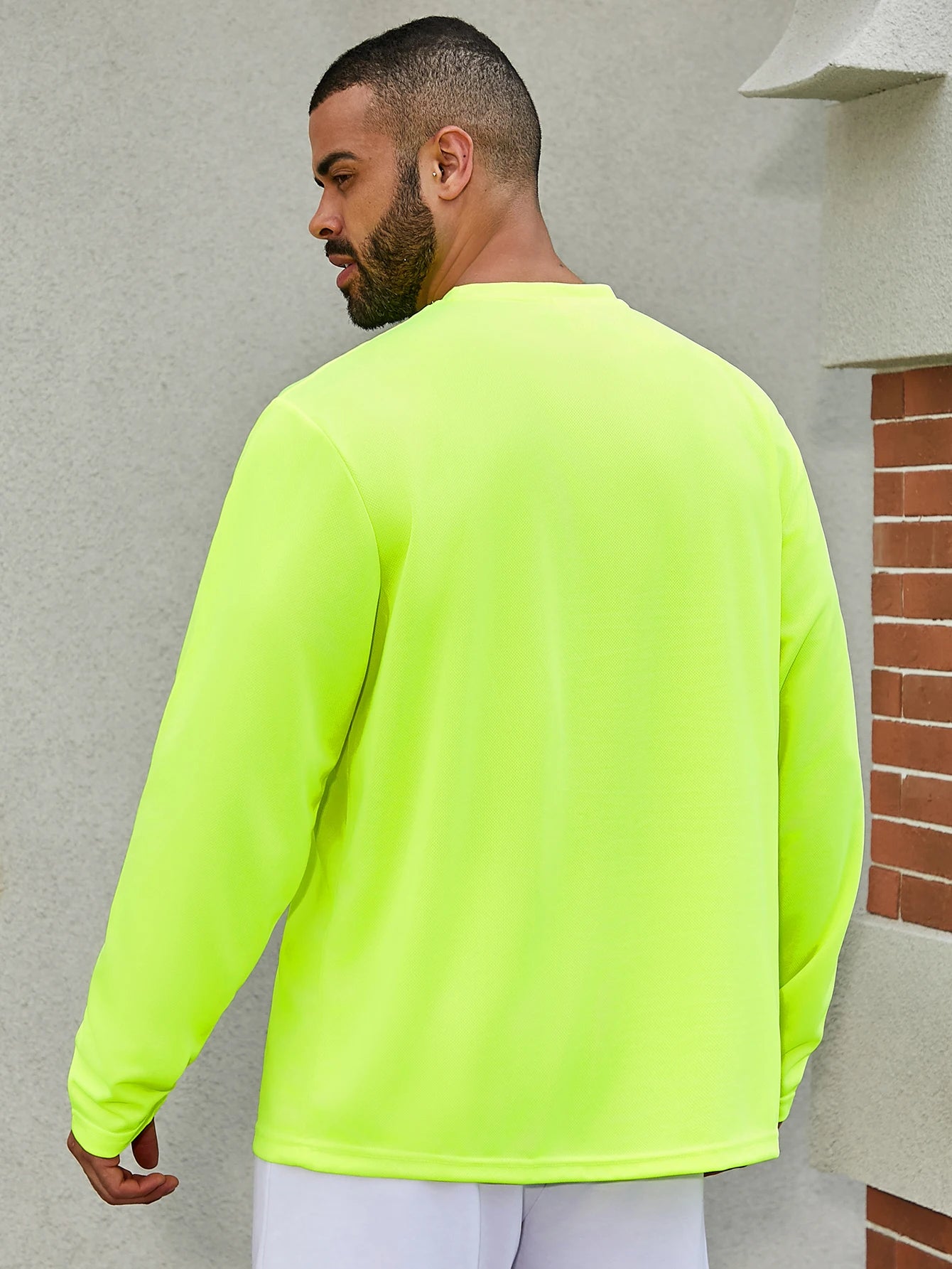 Mens Long Sleeve Shirts UPF 50+ Sun Protection Casual Quick Dry Crew Neck Work Shirts Athletic Cycling Hiking Workout T-Shirts
