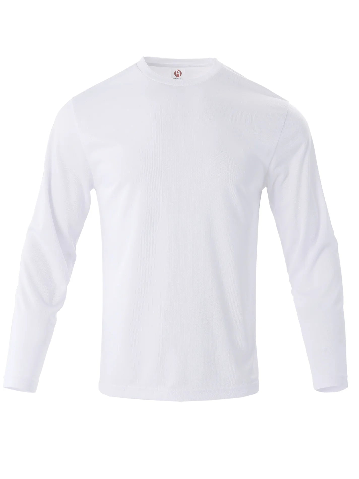 Mens Long Sleeve Shirts UPF 50+ Sun Protection Casual Quick Dry Crew Neck Work Shirts Athletic Cycling Hiking Workout T-Shirts