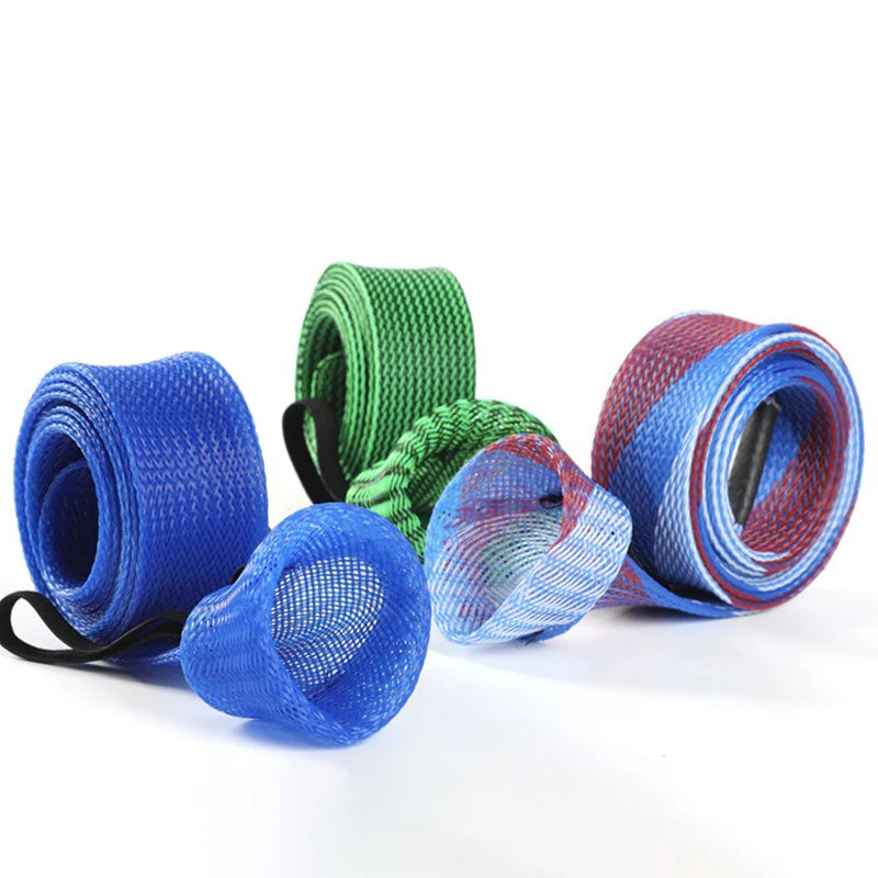 Fishing Rod Cover Spinning Rod Sleeve Cover Fishing Pole Sock Pole Glove Casting Ice Net Tube Cover Fishing Rod Protective