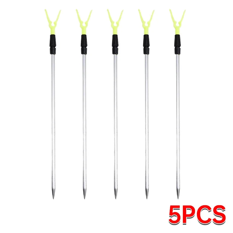 1-5PCS Retractable Fishing Rod Stand, Ground Fishing Rod Stand, Surf Catfish Rod Stand, Suitable for Bank Ground Sand