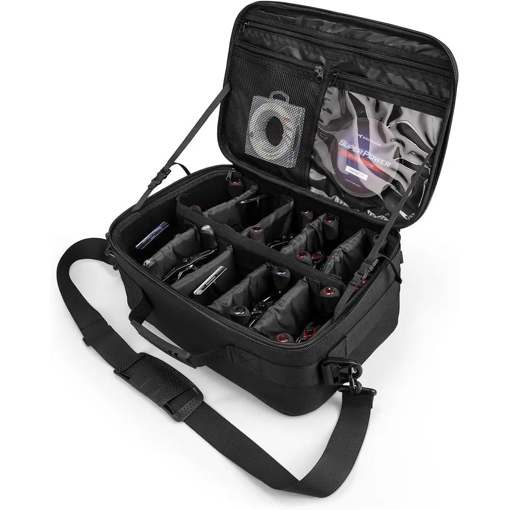 Medium & Large Fishing Case with Customizable Storage, Shockproof Dividers, Rigid Loadmaster Frame, Durable and Waterproof Prote