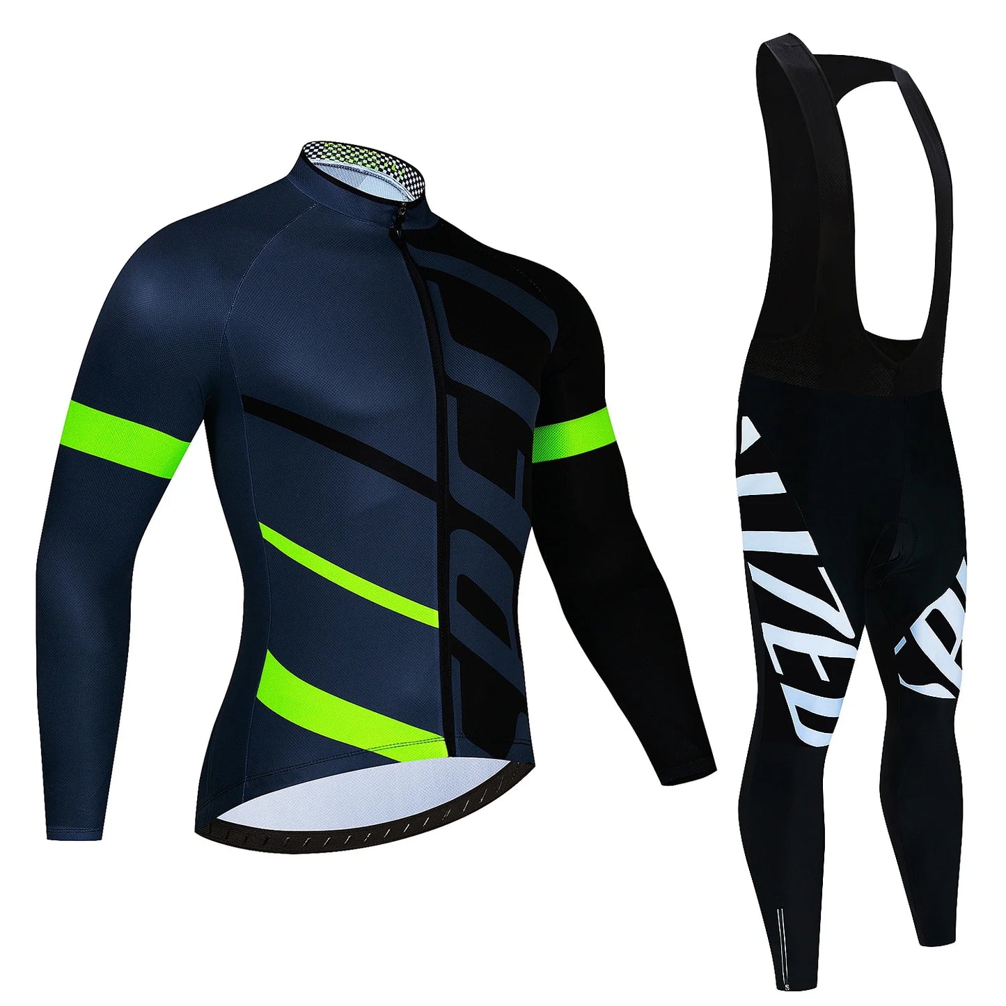 New Team Autumn Cycling Jersey Set Ropa Ciclismo Men Long Sleeve Bike Clothing MTB Maillot Road Bicycle Bibs Uniform