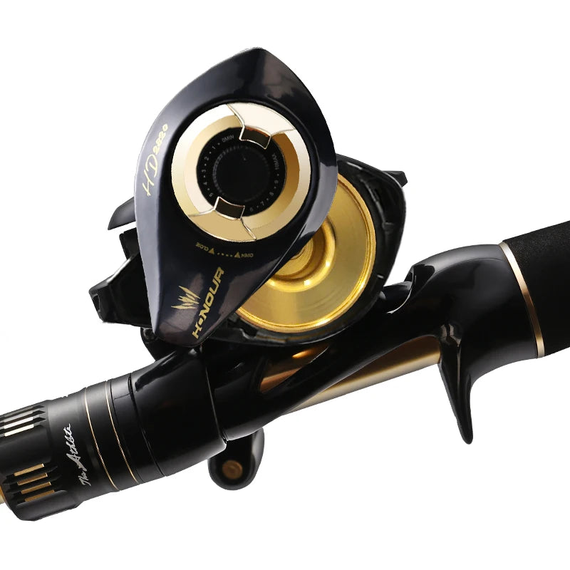 Histar Medusa Easy Carry Tele Spin 1.80m 2.10m 2.40m Full Carbon K Guide Fishing Rod and Baitcasting or Spinning Reel Combo