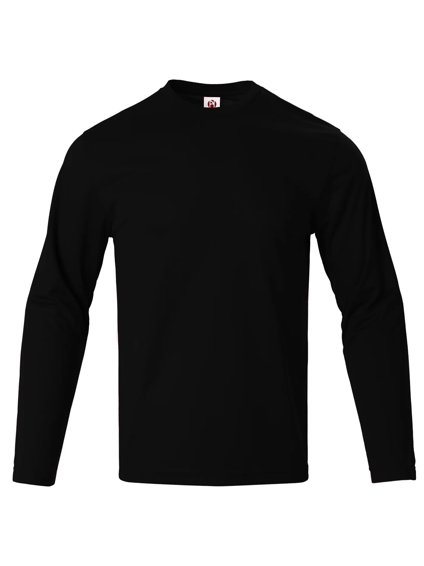 Mens Long Sleeve Shirts UPF 50+ Sun Protection Casual Quick Dry Crew Neck Work Shirts Athletic Cycling Hiking Workout T-Shirts