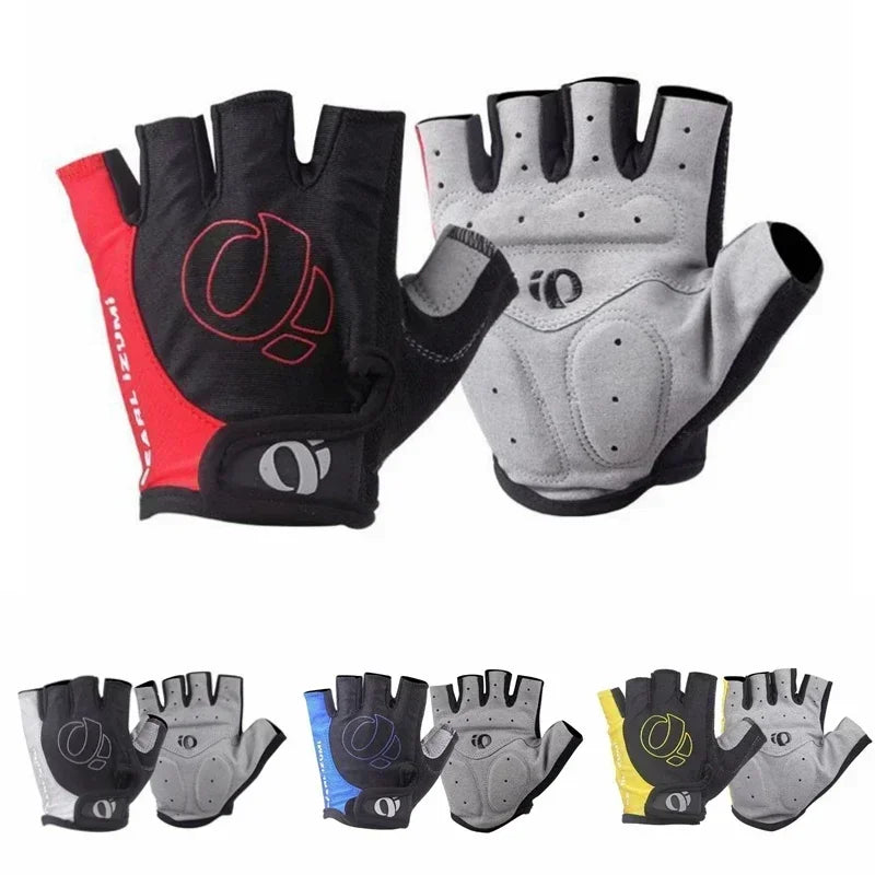Cycling Gloves Half Finger Gel Anti-Slip Anti-Sweat Road Bike Gloves for Men Mtb Gloves Half Finger Gel Cycling Equipment