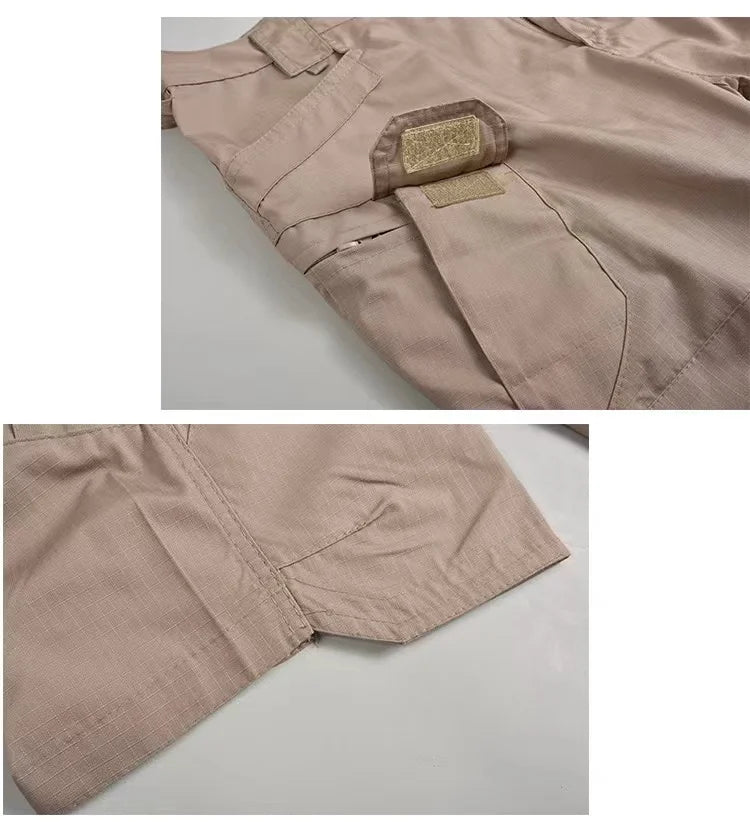 Men's Outdoor Cargo Shorts Summer Waterproof Urban Shorts Trekking Camping Hiking Climbing Trainning Fishing Panttdoor Sports