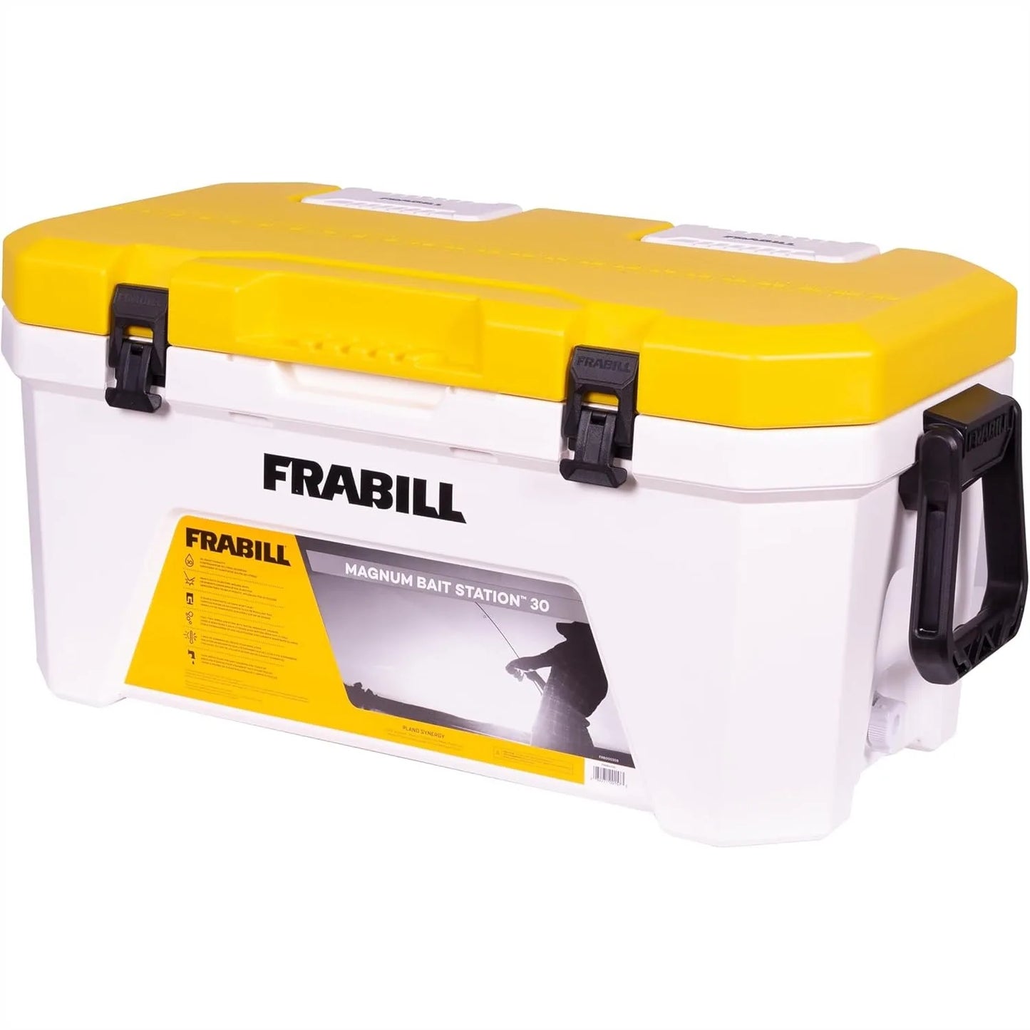 30 Quart Bait Cooler with Dual Aeration for Live Bait Storage, Insulated Cooler for Fishing Trips
