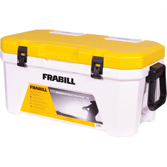 30 Quart Bait Cooler with Dual Aeration for Live Bait Storage, Insulated Cooler for Fishing Trips
