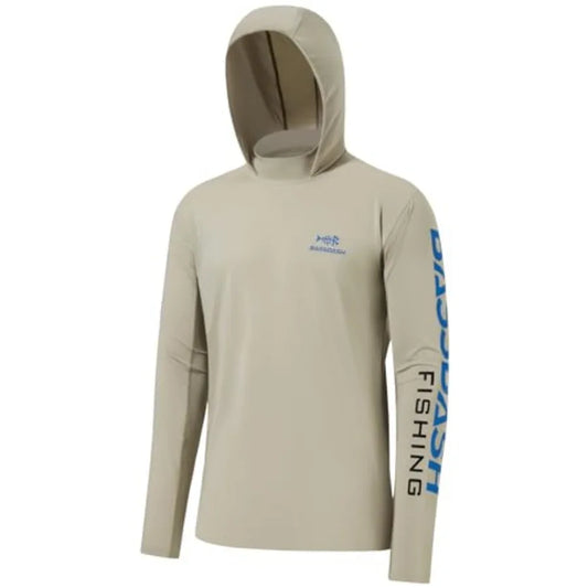 UPF 50+ Men's UV Sun Protection Long Sleeve Performance Fishing Hoodie Hooded Shirts