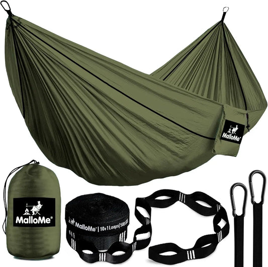 Camping Hammock for Adults & Kids - Portable Hammocks for Outside - Hamacas para Adultos Outdoor Single & Double Two 2 Person Ha