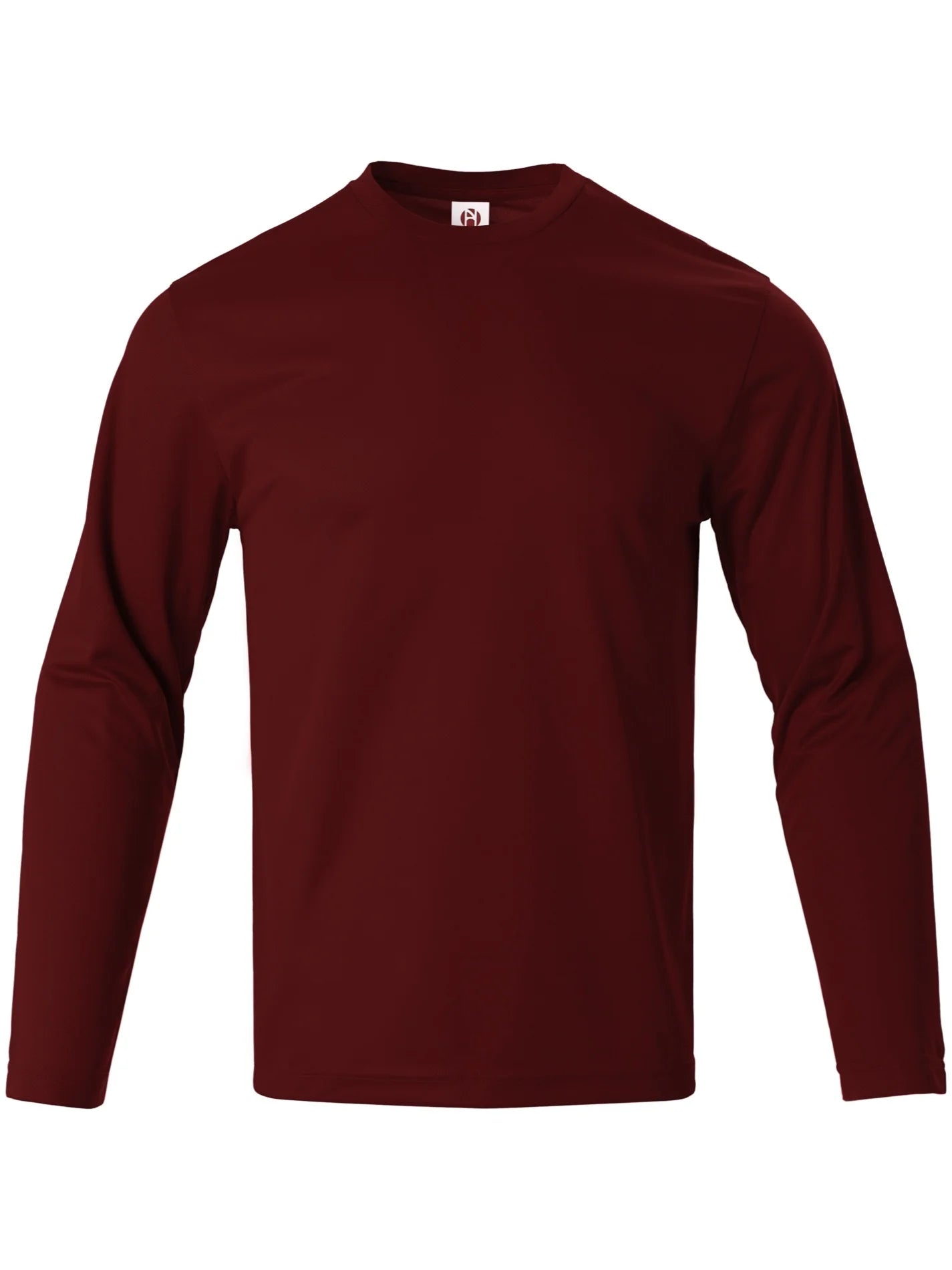Mens Long Sleeve Shirts UPF 50+ Sun Protection Casual Quick Dry Crew Neck Work Shirts Athletic Cycling Hiking Workout T-Shirts