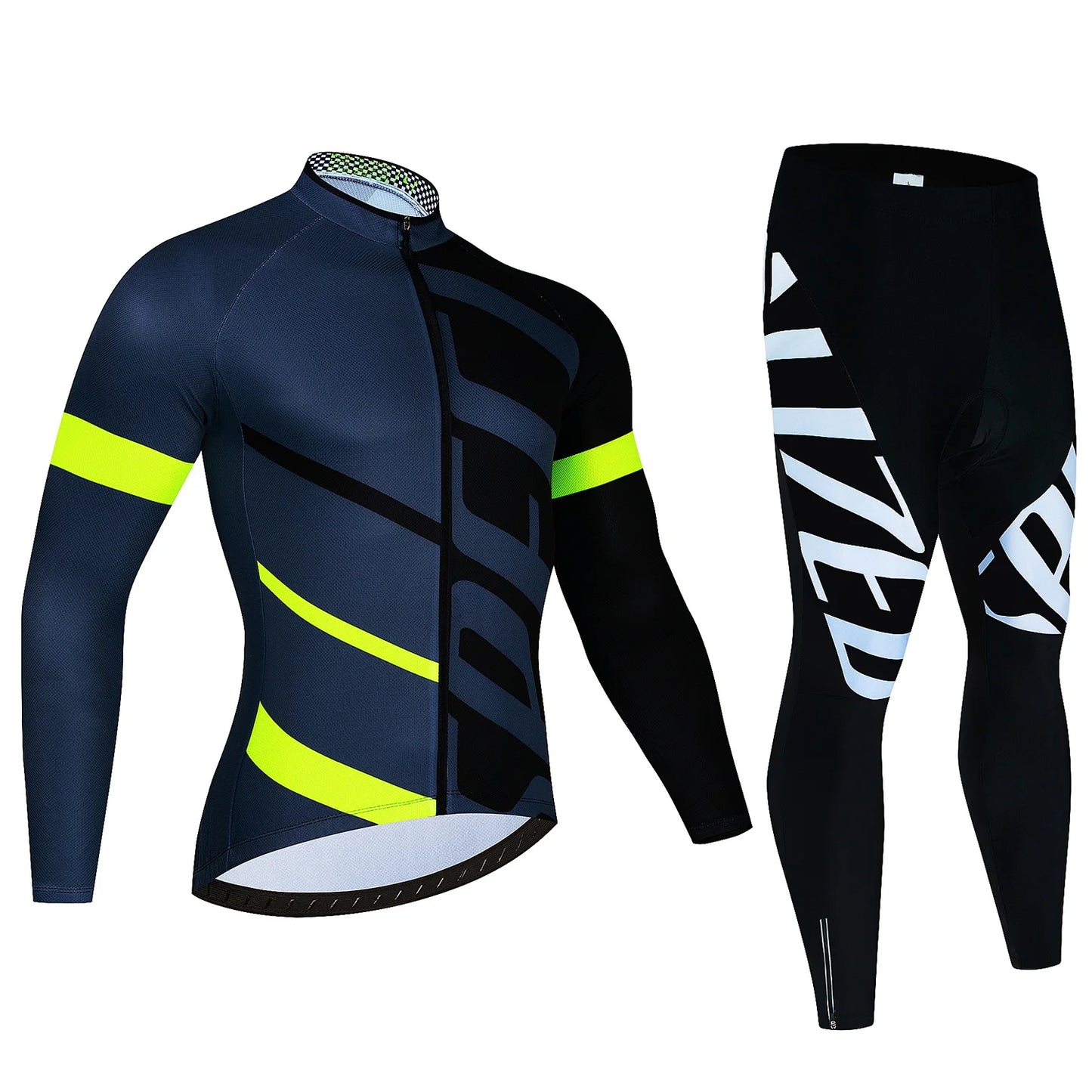 New Team Autumn Cycling Jersey Set Ropa Ciclismo Men Long Sleeve Bike Clothing MTB Maillot Road Bicycle Bibs Uniform