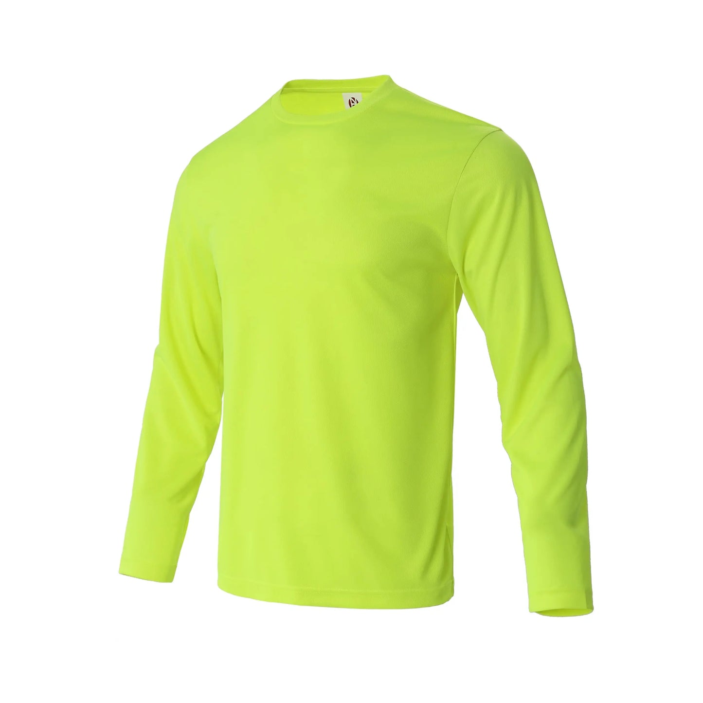 Mens Long Sleeve Shirts UPF 50+ Sun Protection Casual Quick Dry Crew Neck Work Shirts Athletic Cycling Hiking Workout T-Shirts