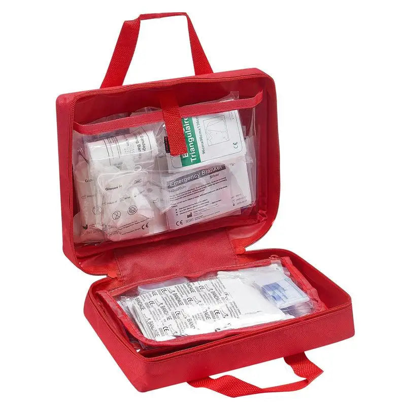 First aid kit, 420 pieces, 600D nylon, survival kit, medical emergency supplies, for home, car, office, travel, camping, truck, hiking, sports, vehicle & emergencies
