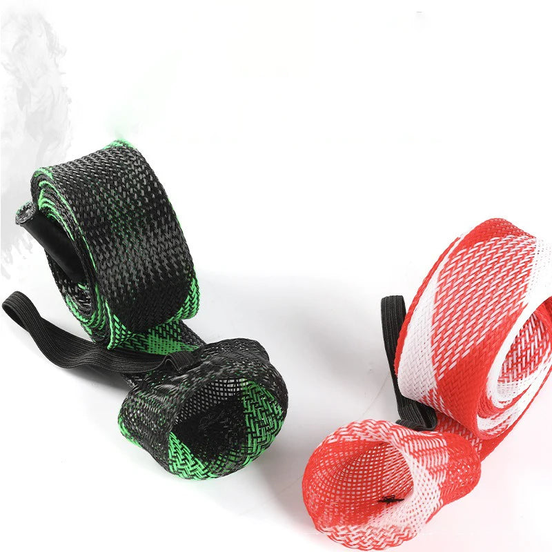 Fishing Rod Cover Spinning Rod Sleeve Cover Fishing Pole Sock Pole Glove Casting Ice Net Tube Cover Fishing Rod Protective