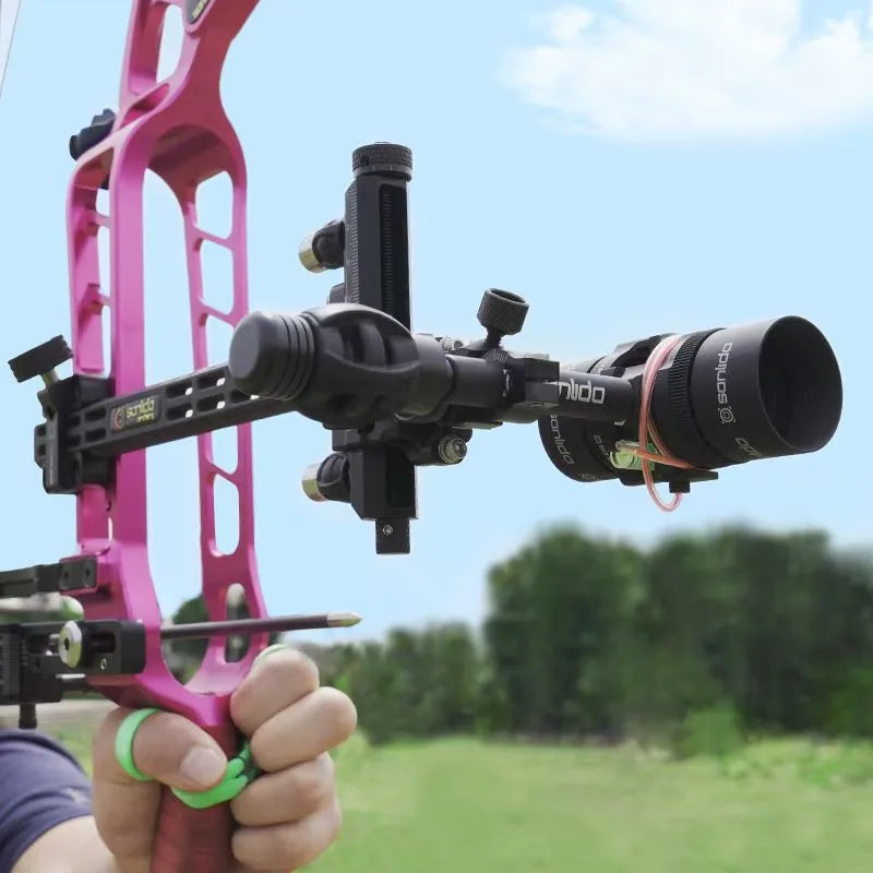 Sanlida X10 Sight Scope 29mm Long 6X 8X Lens Accuracy Archery Shooting