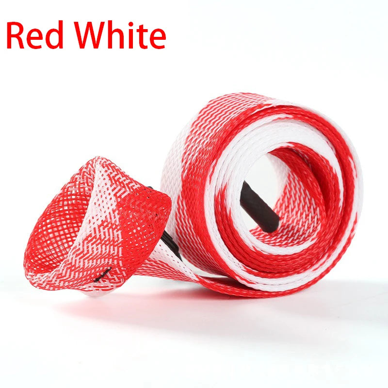 Fishing Rod Cover Spinning Rod Sleeve Cover Fishing Pole Sock Pole Glove Casting Ice Net Tube Cover Fishing Rod Protective