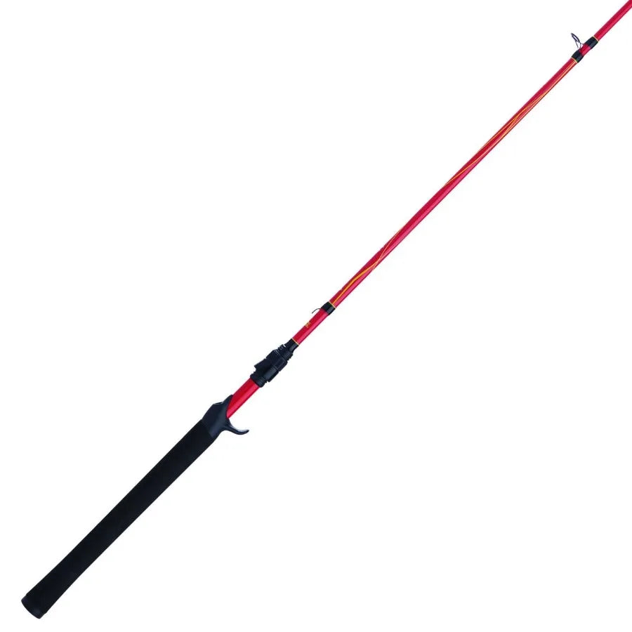 Vigilante Casting Rod, 7' Medium Fishing Rod for freshwater fishing, graphite composite material, black color, ultra-sensitive
