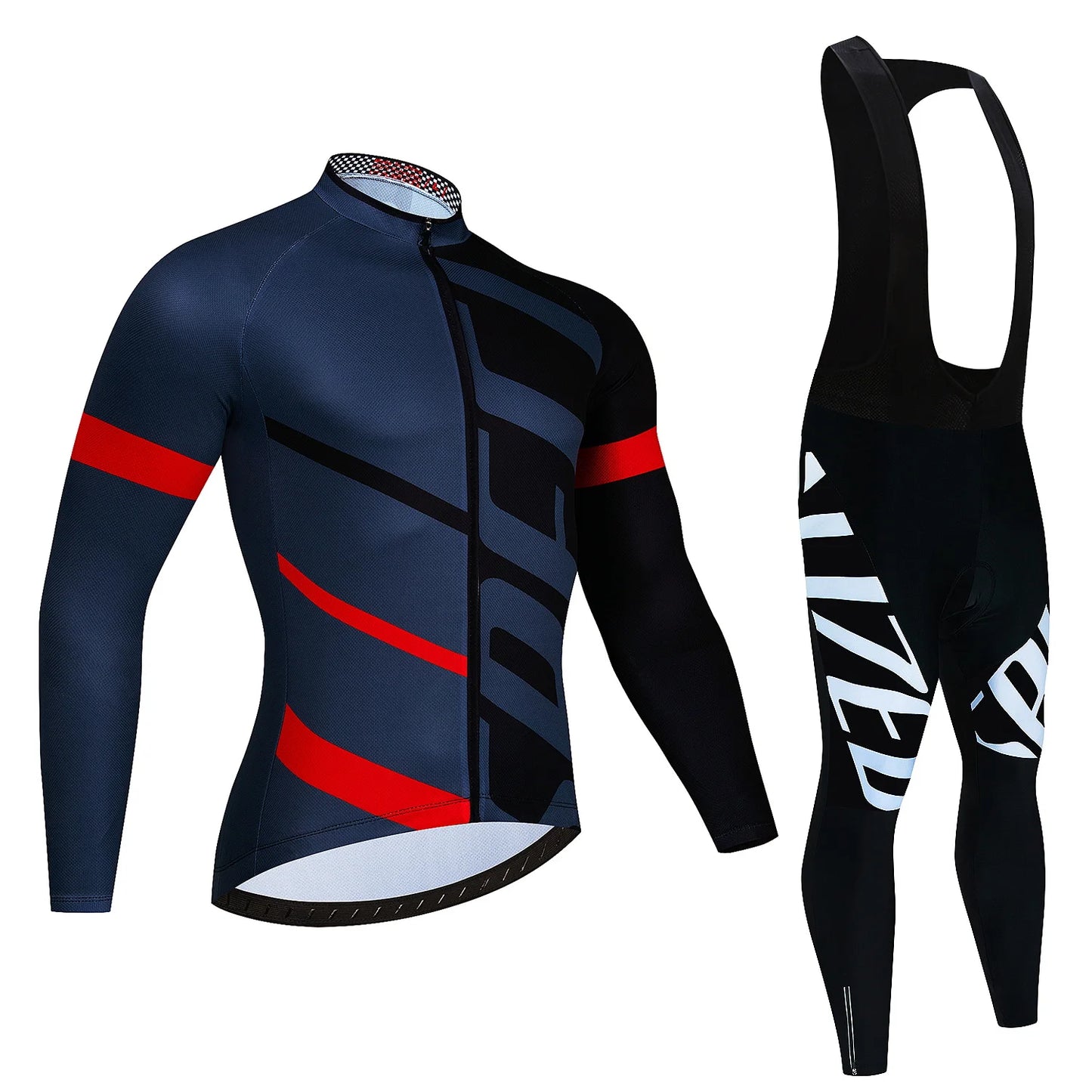 New Team Autumn Cycling Jersey Set Ropa Ciclismo Men Long Sleeve Bike Clothing MTB Maillot Road Bicycle Bibs Uniform