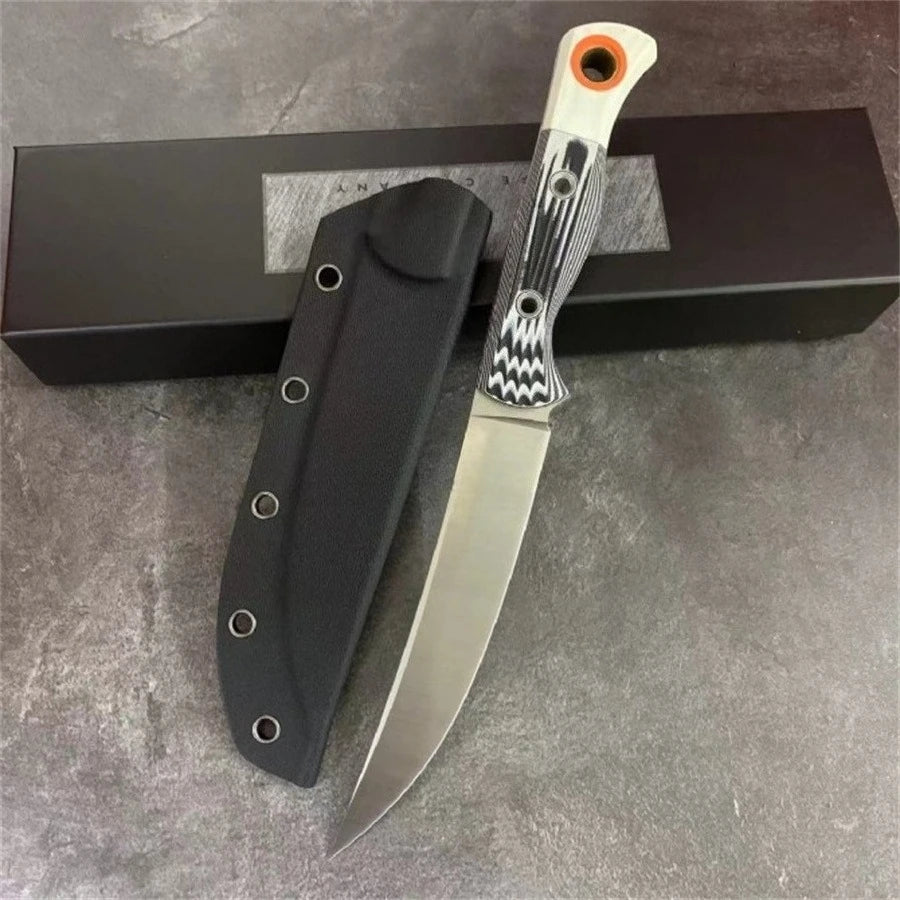 BM 15500 Hunt Meatcrafter Tactical Straight Knife Wilderness Survival Hunting Self Defense Outdoor Portable with Sheath Tools
