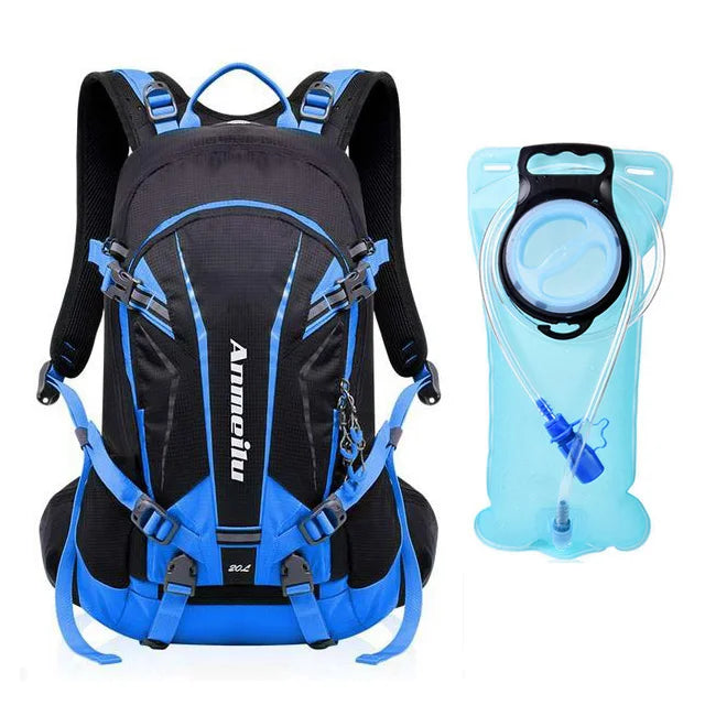 Anmeilu 20L Cycling Backpack Bicycle Shoulders Bag Large Capacity Hiking Climbing Camping MTB Bike Bag with Rain Cover